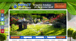 Desktop Screenshot of impactirrigationsolutions.com